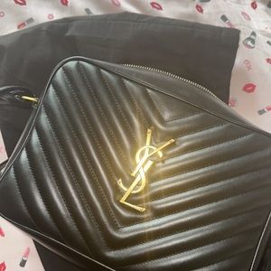 YSL Lou Camera Bag in Quilted Leather